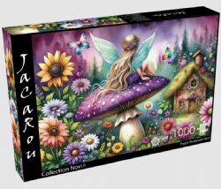 JACAROU CASSE-TÊTE 1000 PIÈCES - REPOS DU CHAMPIGNON VIOLET (PURPLE MUSHROOM REST) #JP-PURP1000